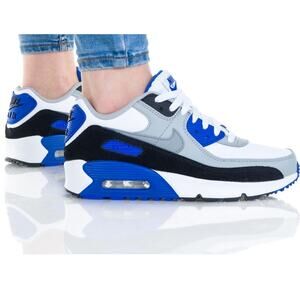 Nike NWB Air Max 90 Hyper Royal Low Top Sneakers Shoes Size 7 Youth CD6864-103
